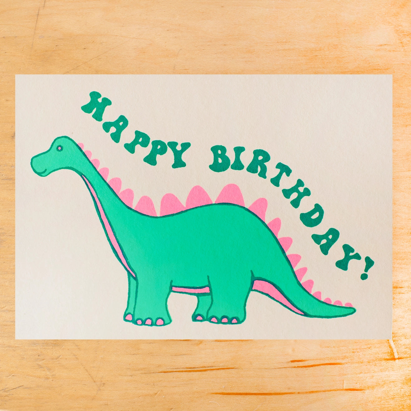 Birthday Dino - Greeting Card