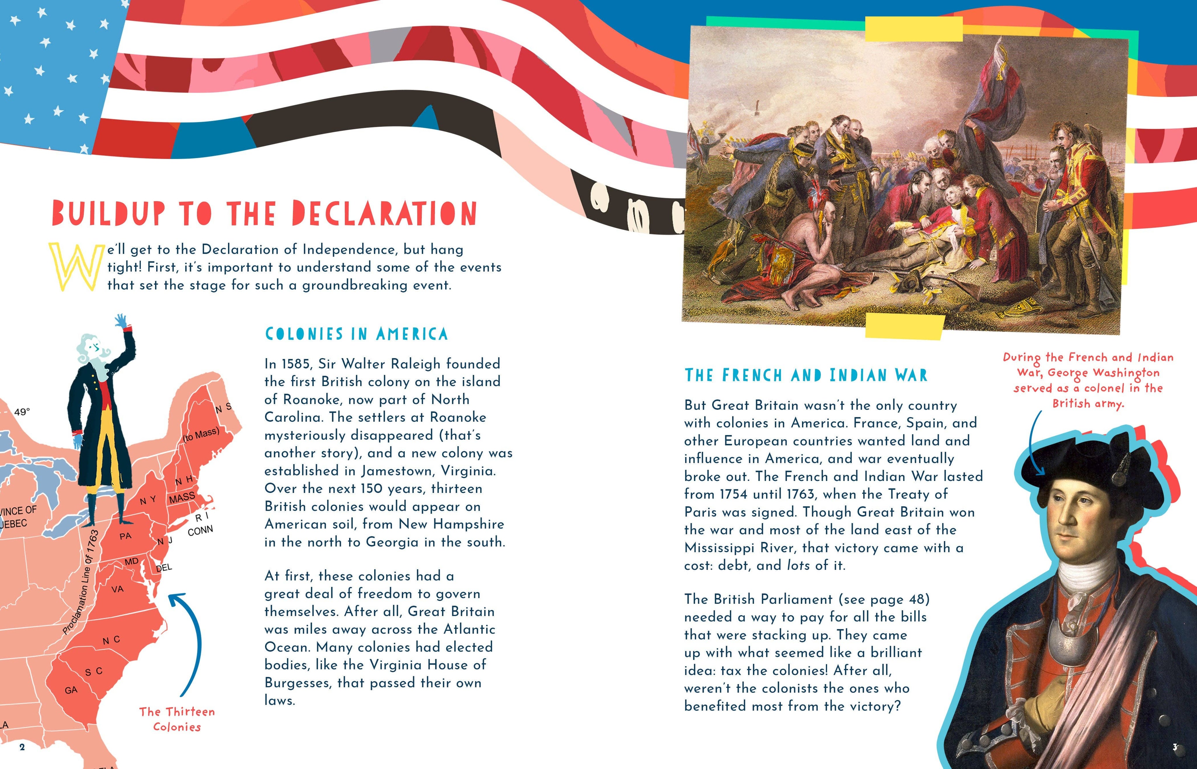 The Side-by-Side Declaration of Independence (Kids Book)