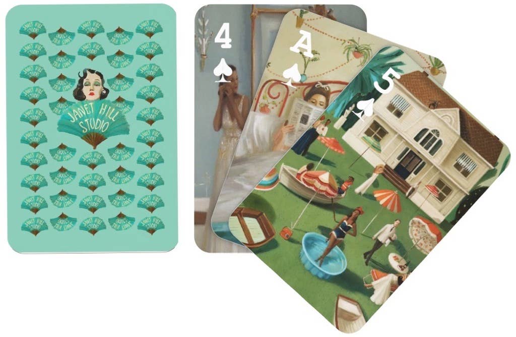 Playing Cards Illustrated by Janet Hill