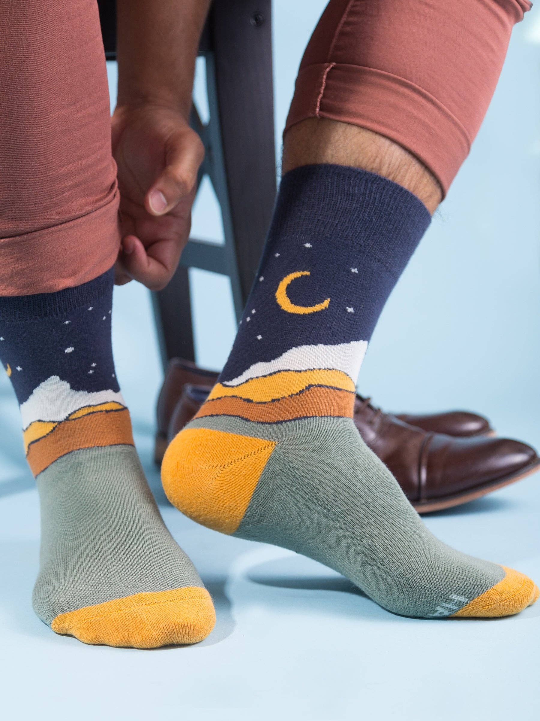 Starry Night Organic Cotton Socks