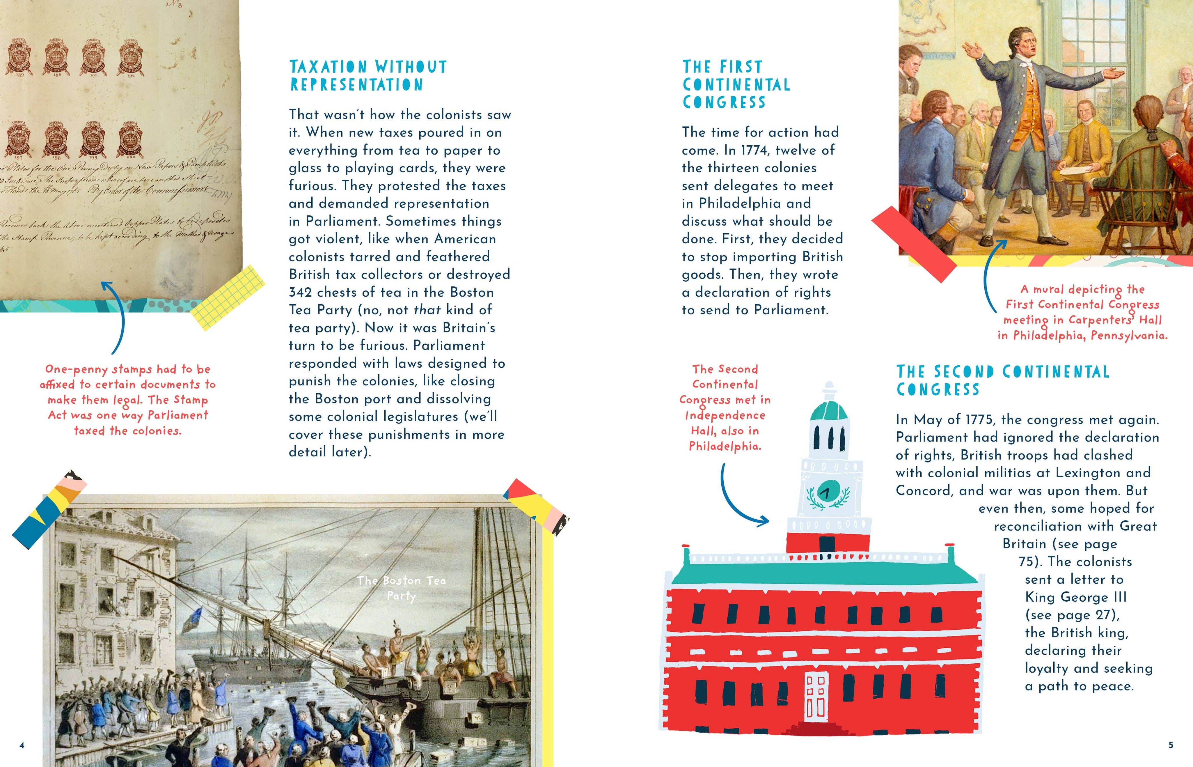 The Side-by-Side Declaration of Independence (Kids Book)