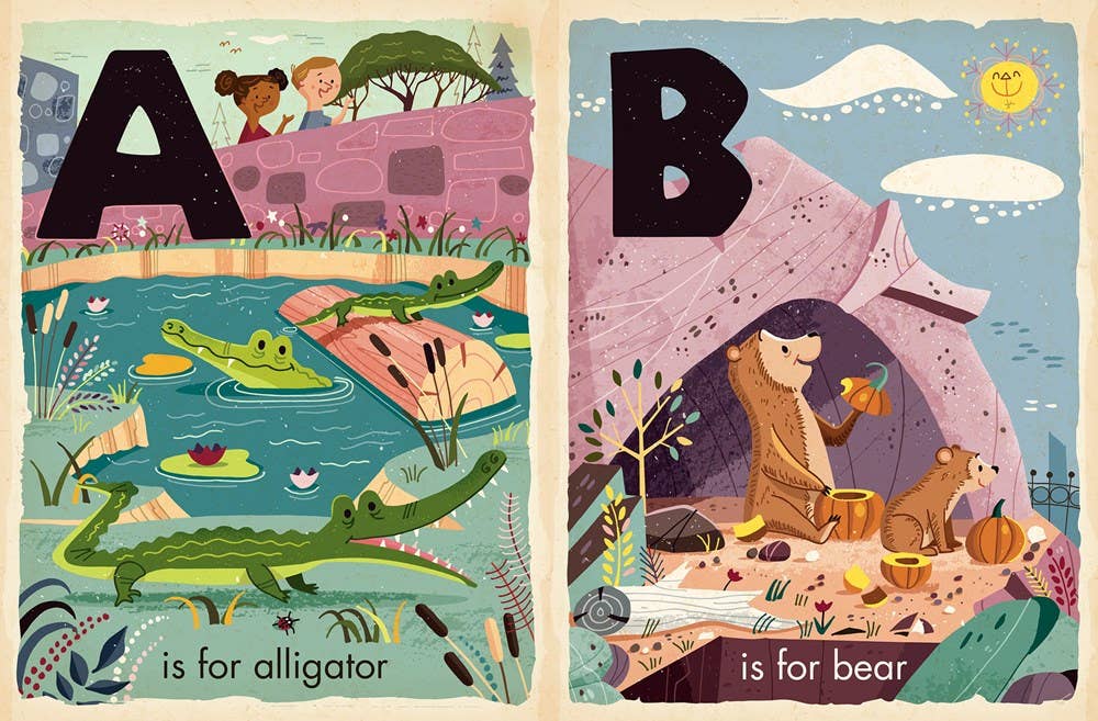 Z is for Zoo: Alphabet board book