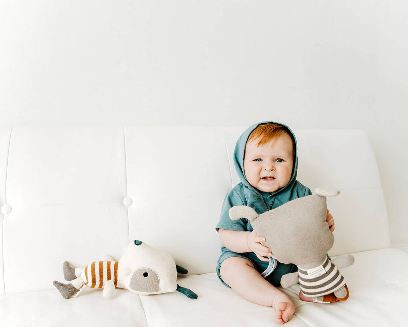 Phillipe Organic Cotton Stuffed Dog
