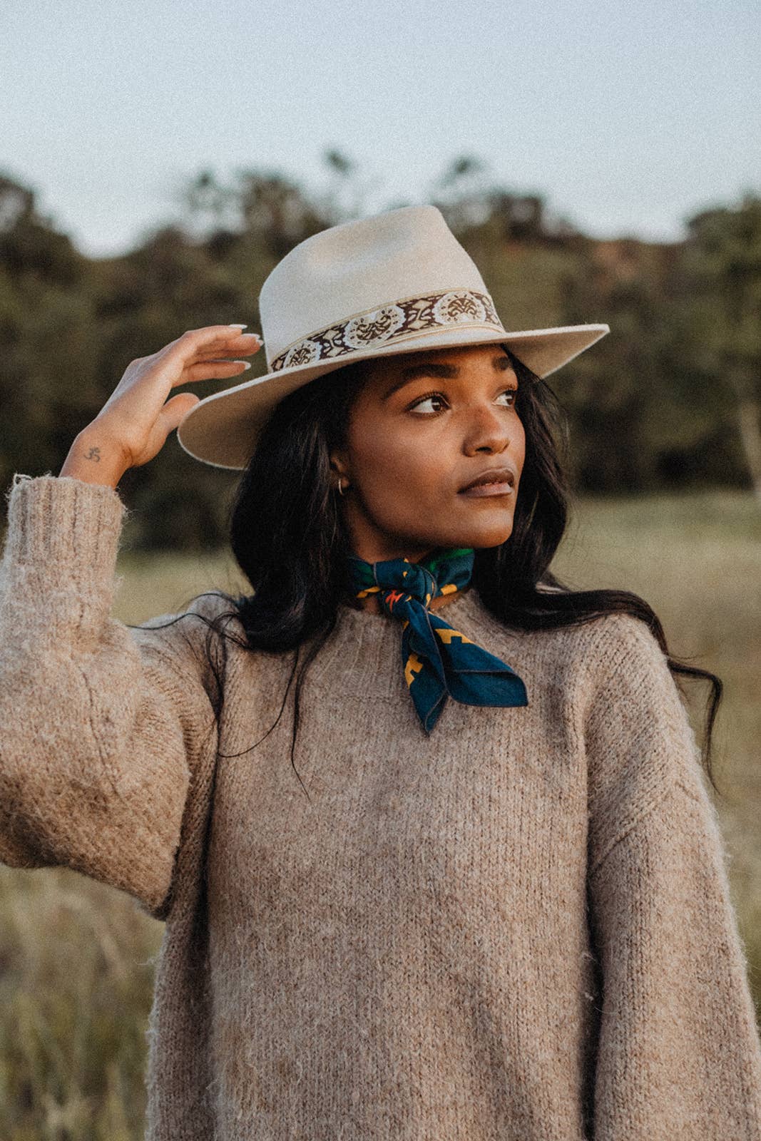 "Endless Bloom" Organic Cotton Bandana