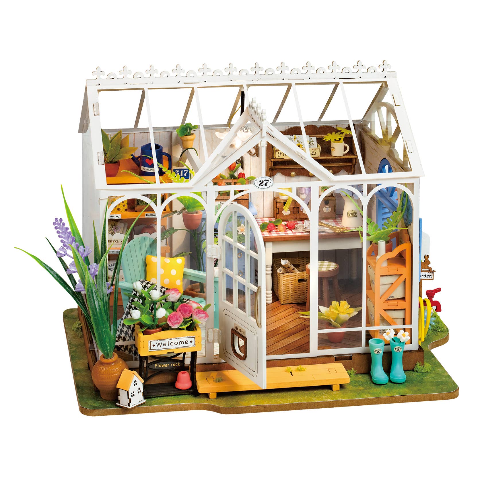 Dreamy Garden House: DIY Miniature House Kit