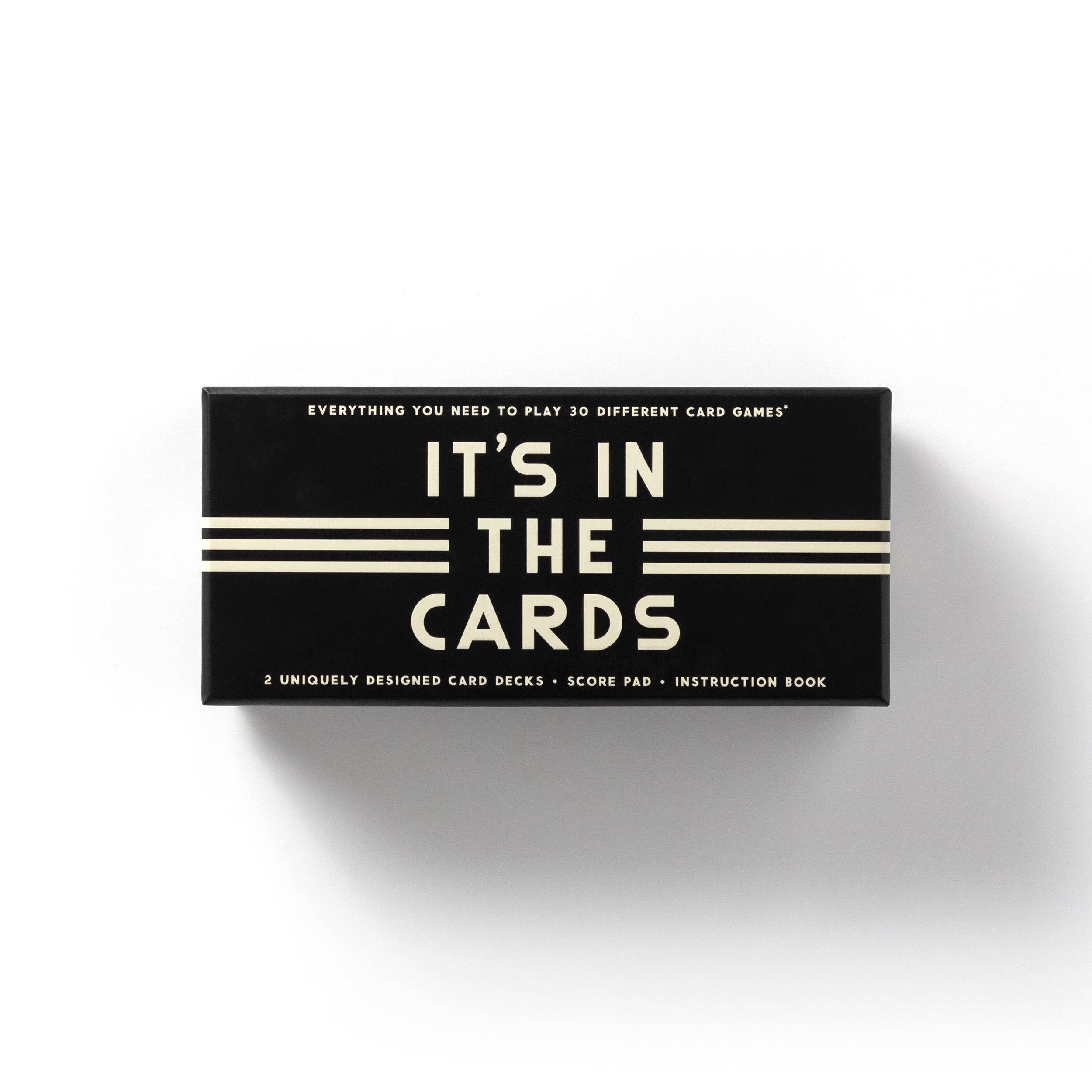 It's In The Cards Playing Card Game Set by Brass Monkey