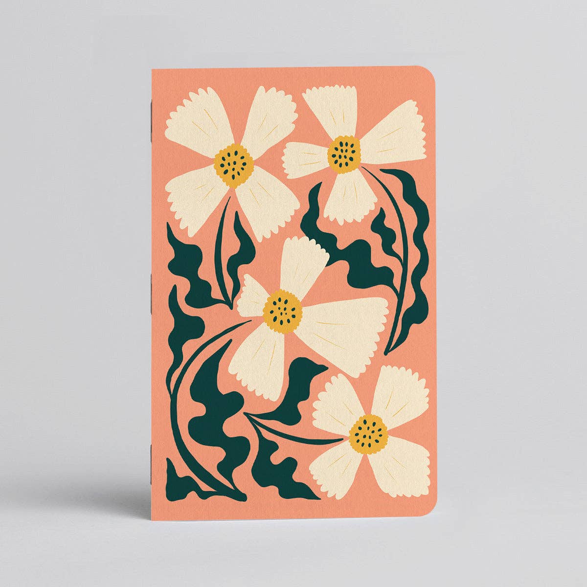 Spring Floral Notebook: Pink 5x7"