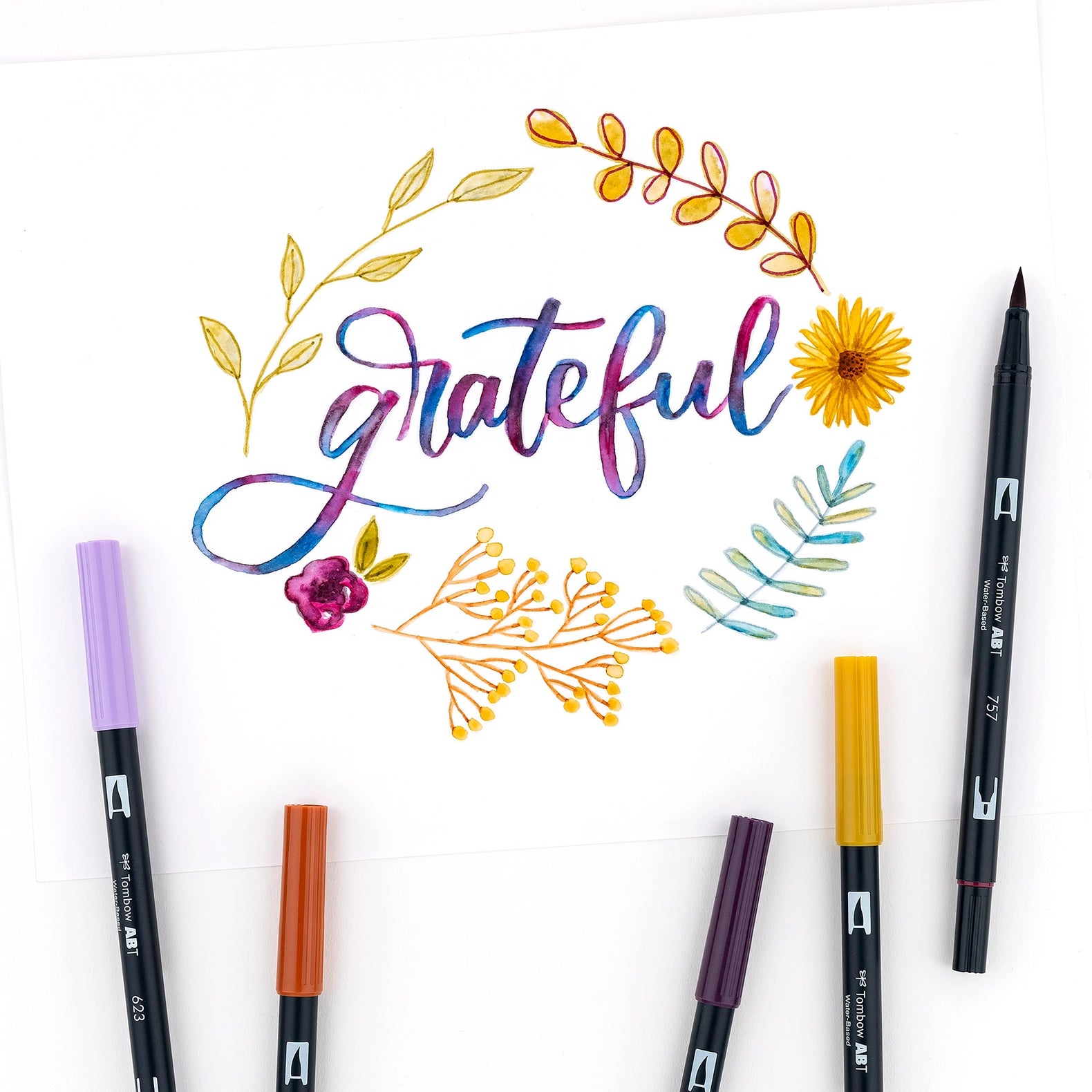 Muted Dual Brush Art Markers - 10 Pk