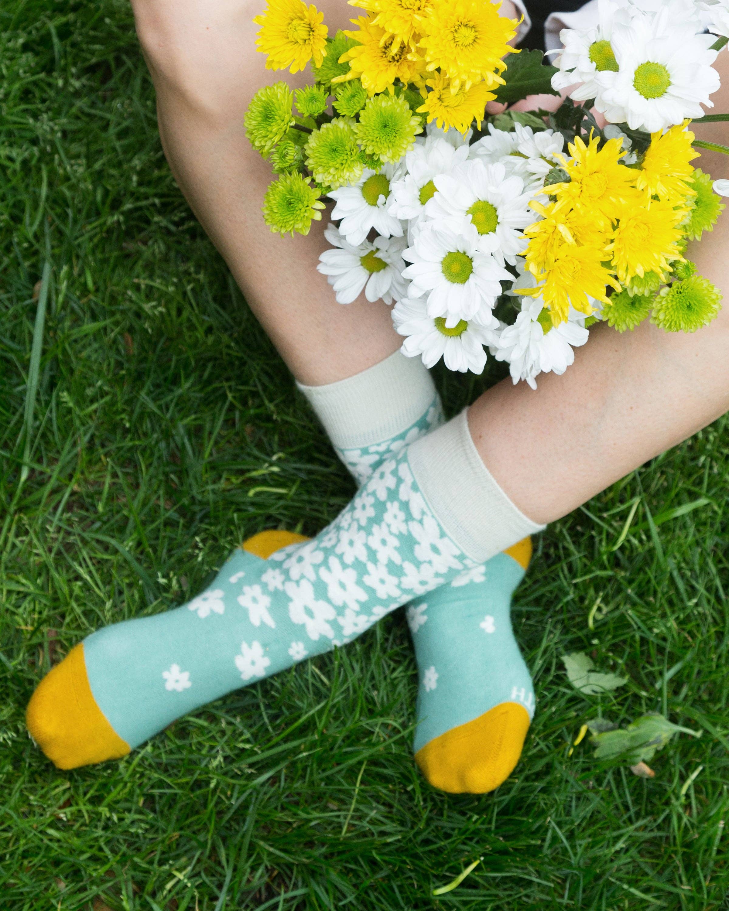 Flower Power Organic Cotton Socks