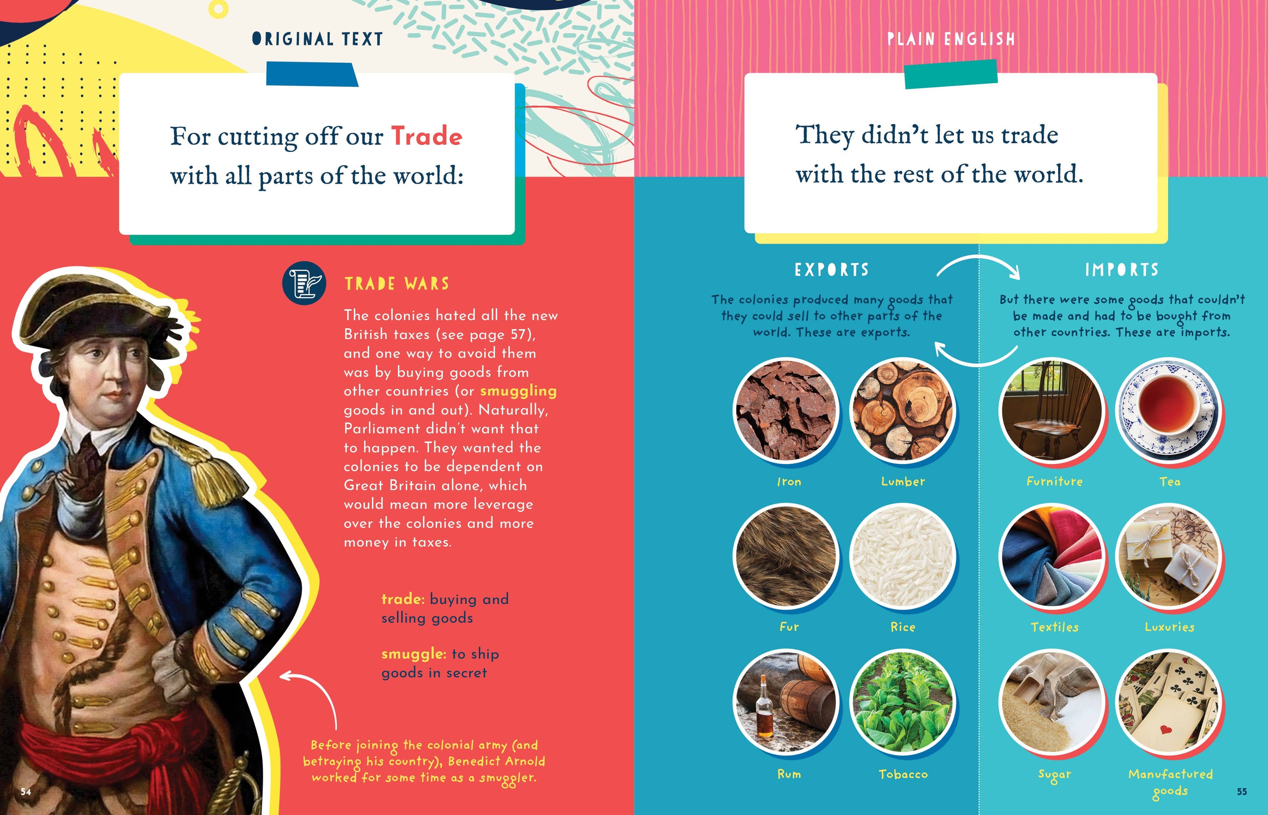 The Side-by-Side Declaration of Independence (Kids Book)