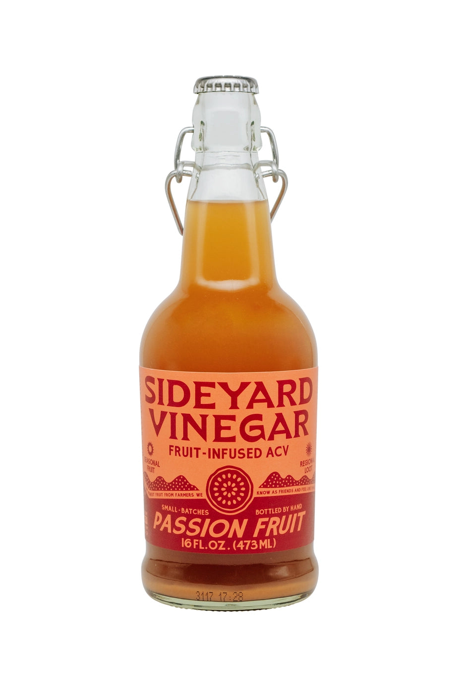 Passion Fruit Infused Vinegar by Sideyard Shrubs