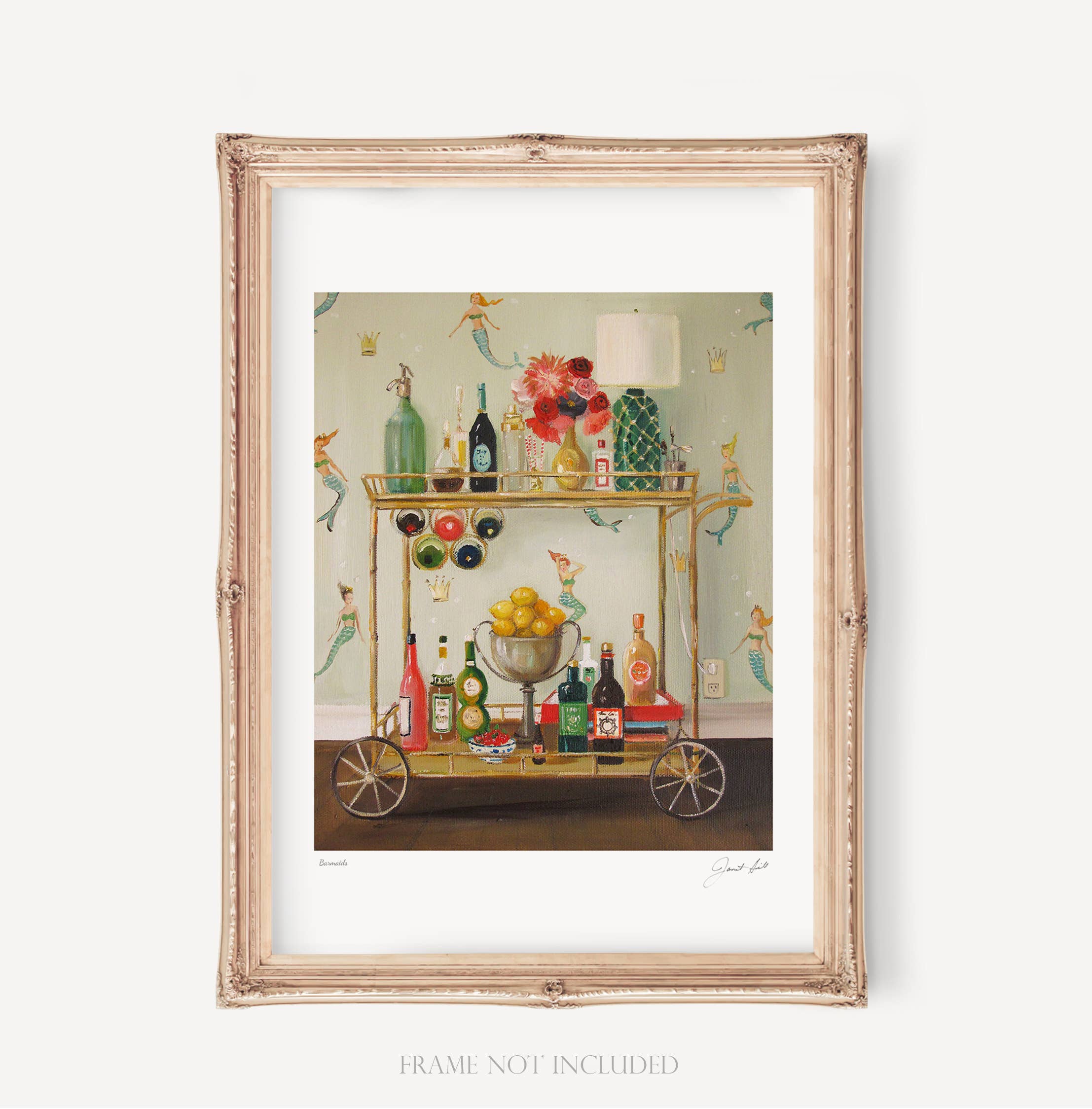 Barmaids. 11"x13.5" Art Print