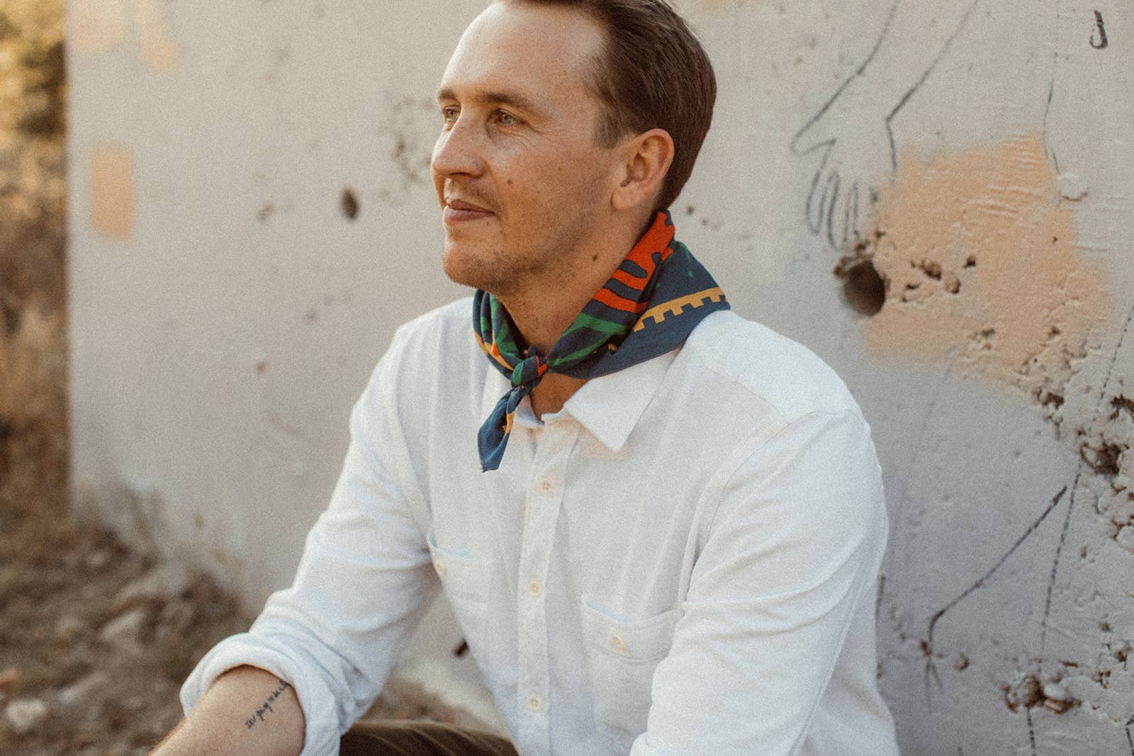 "Endless Bloom" Organic Cotton Bandana