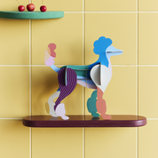 Missis Fluffy - A Poodle 3D DIY Art Decor