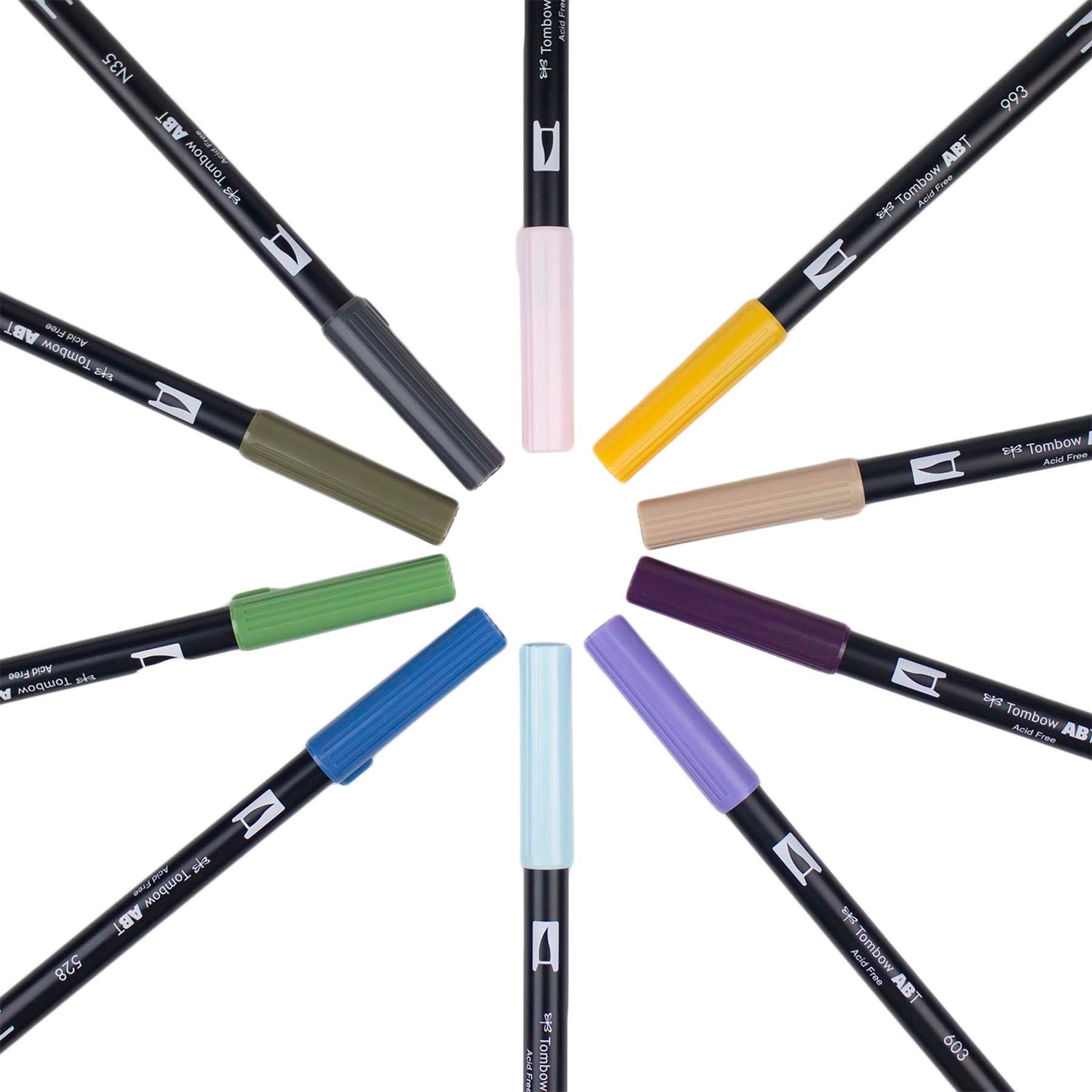 Desert Flora Dual Brush Art Markers - 10 Pk