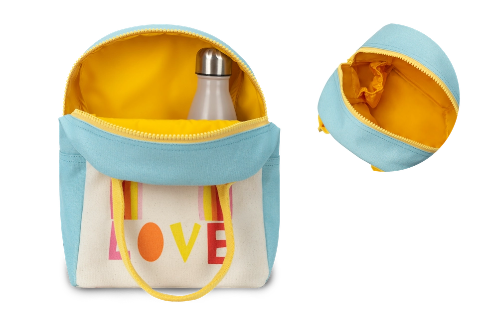Love Organic Cotton Lunch Bag