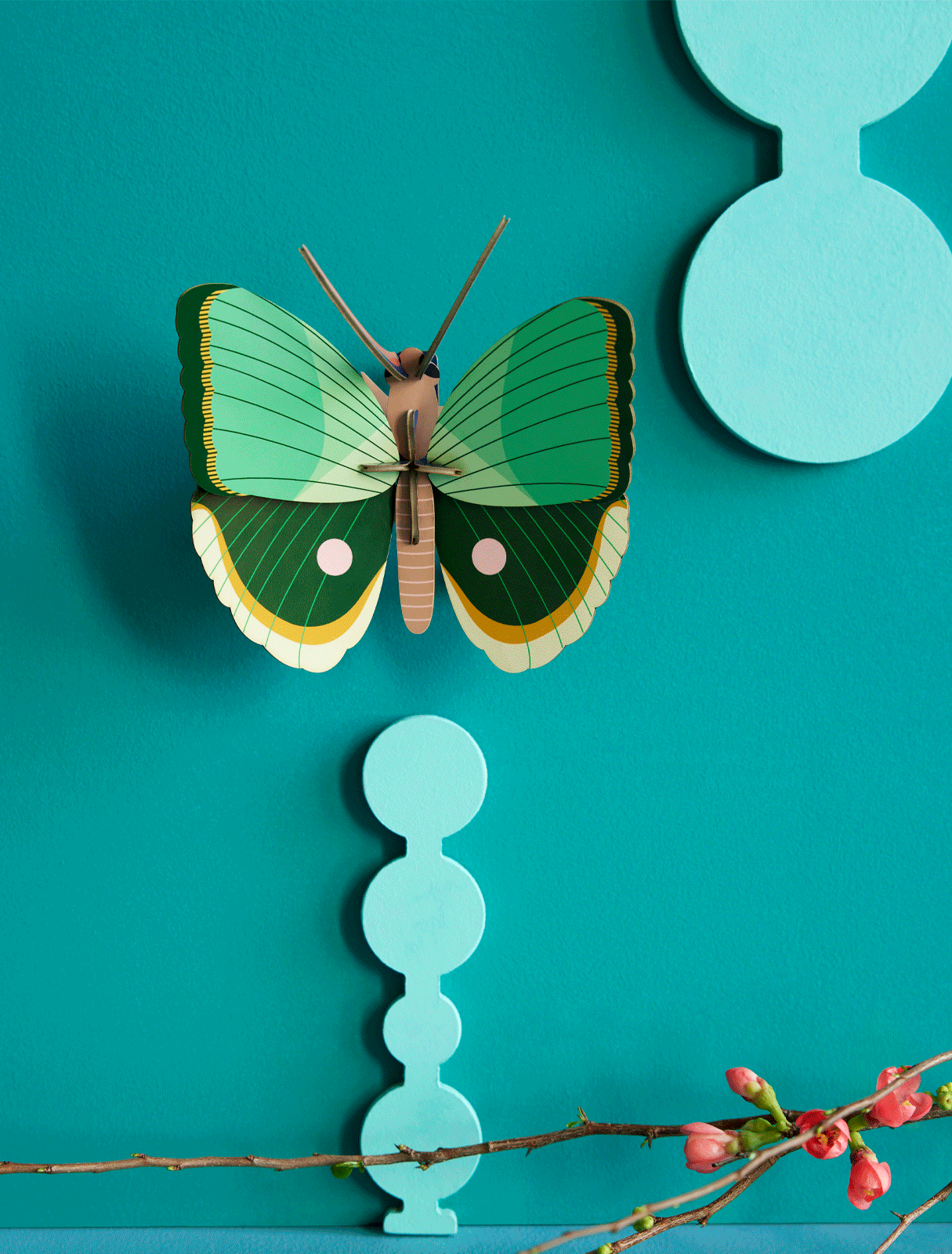 Fern Striped Butterfly - 3D DIY Wall Art Kit