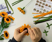 DIY Chenille Flower Bouquet Kit – Sunflower