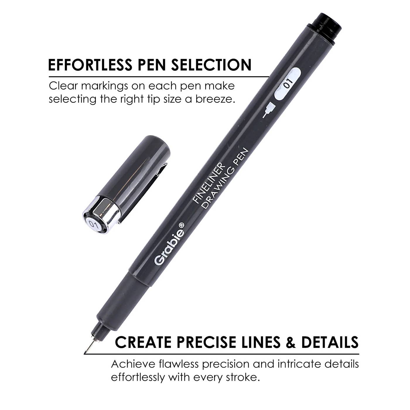 Fineliner Drawing Pen - Set Of 12