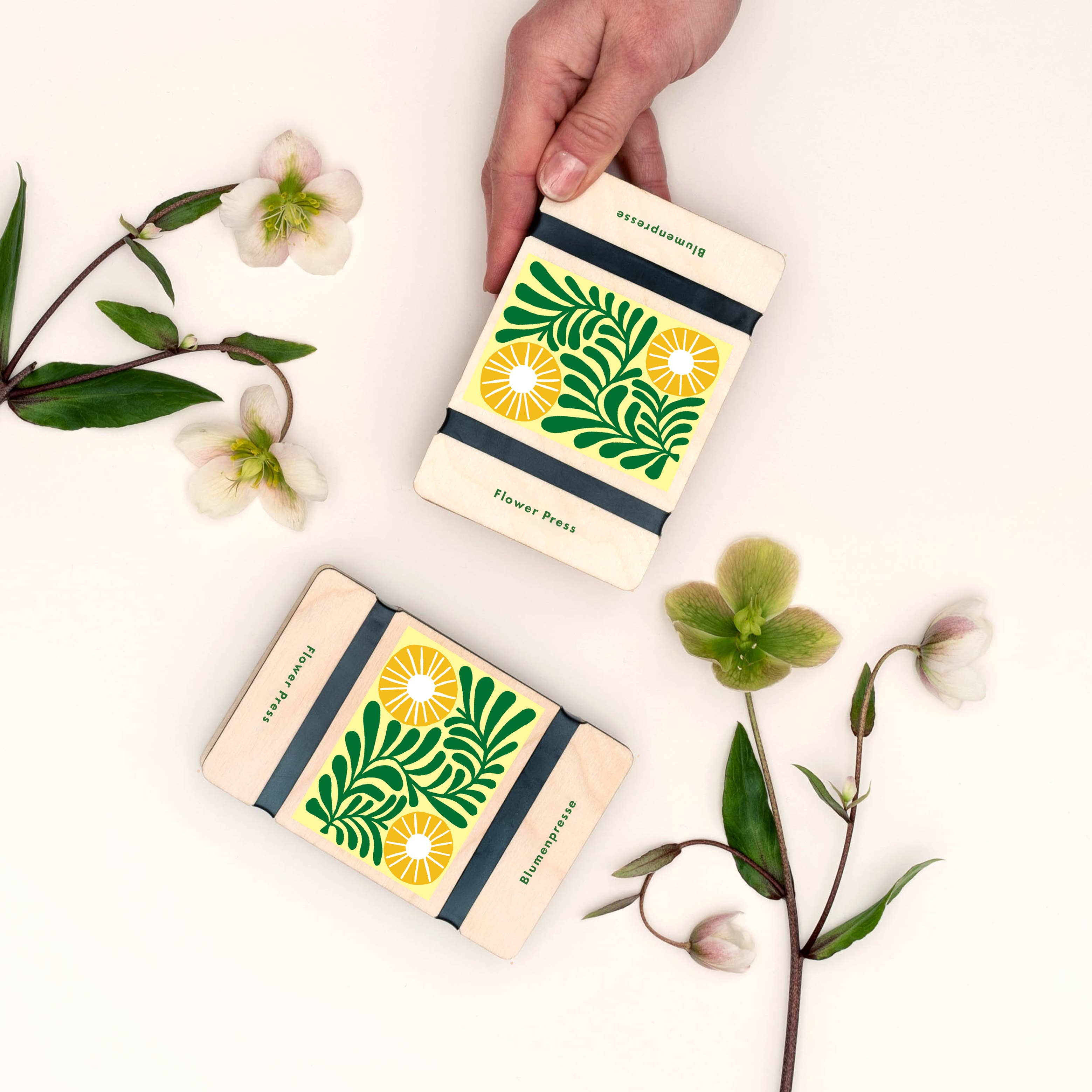 Vine design Pocket Flower Press