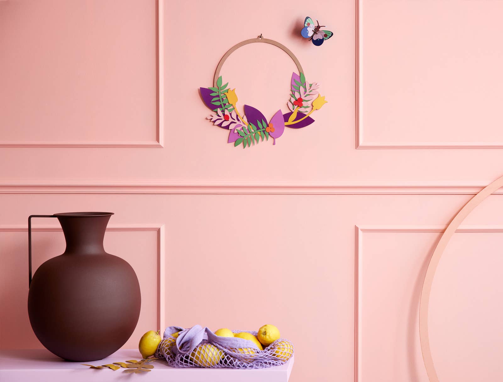 Blossom Wreath - 3D DIY Wall Art Kit