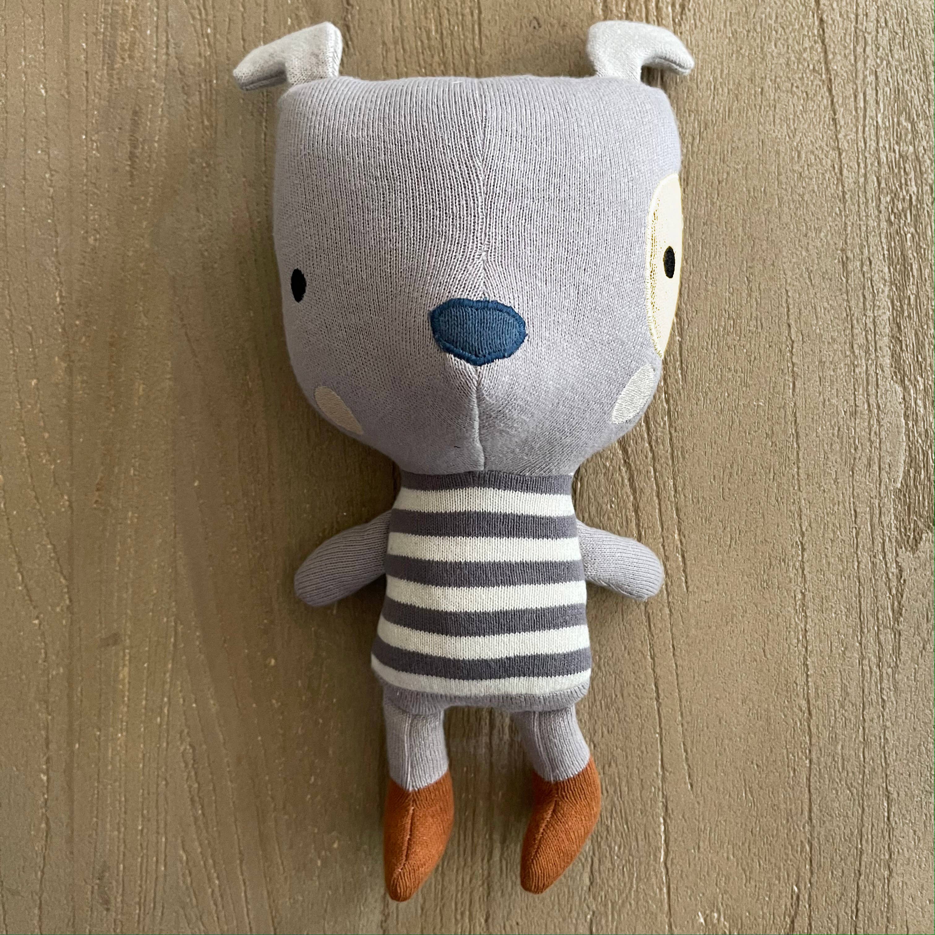 Phillipe Organic Cotton Dark Grey Dog