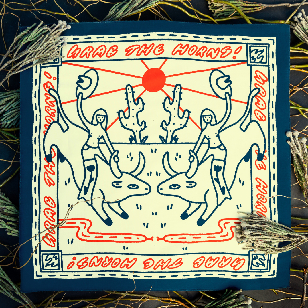 "Grab The Horns" Bandana