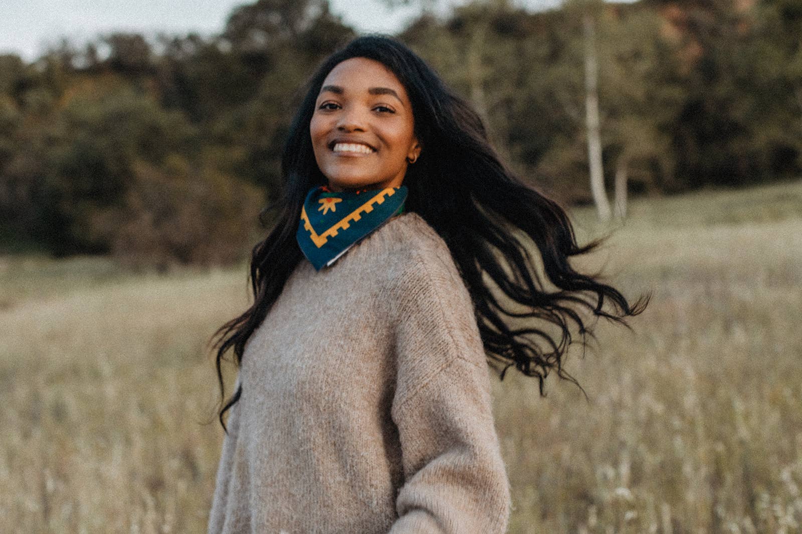 "Endless Bloom" Organic Cotton Bandana