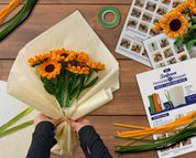 DIY Chenille Flower Bouquet Kit – Sunflower