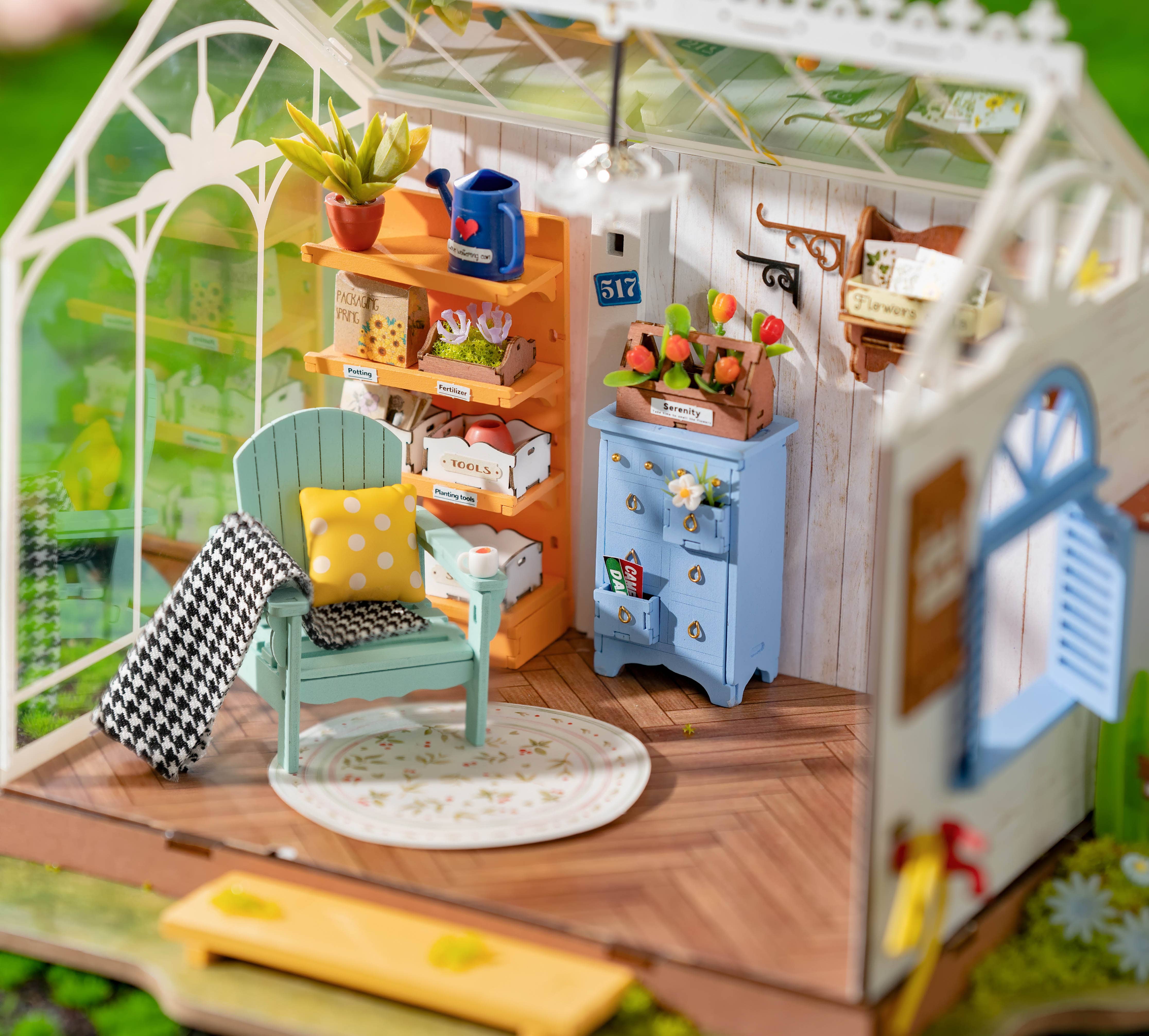Dreamy Garden House: DIY Miniature House Kit