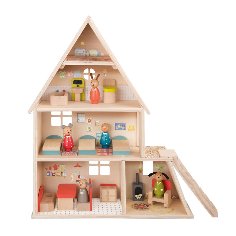 The Big Family Wooden Playhouse