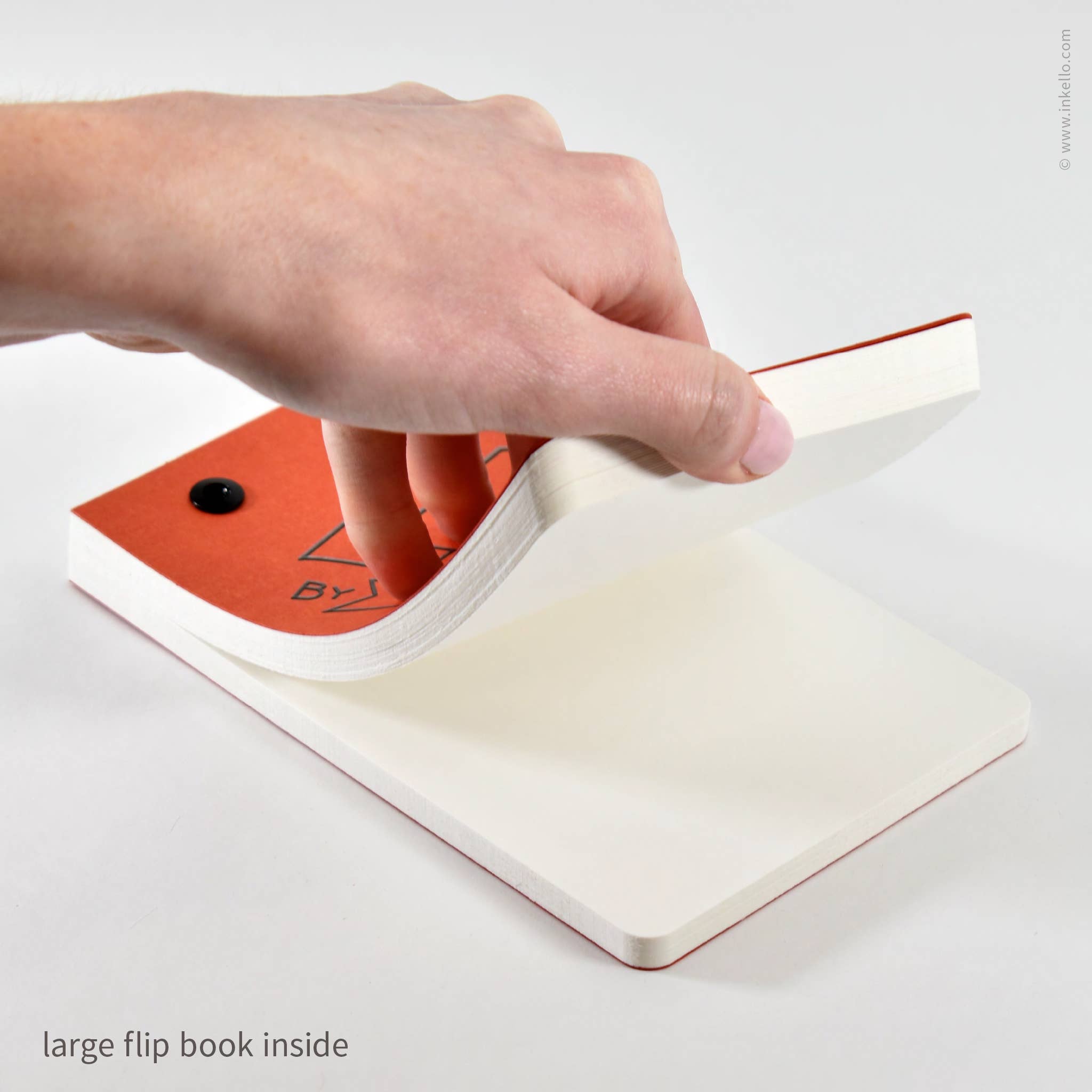 Tomato Red Draw-Your-Own Flip Book + Pencil