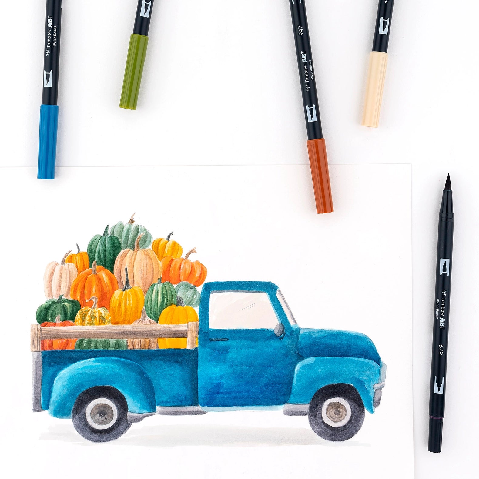 Muted Dual Brush Art Markers - 10 Pk
