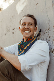 "Endless Bloom" Organic Cotton Bandana