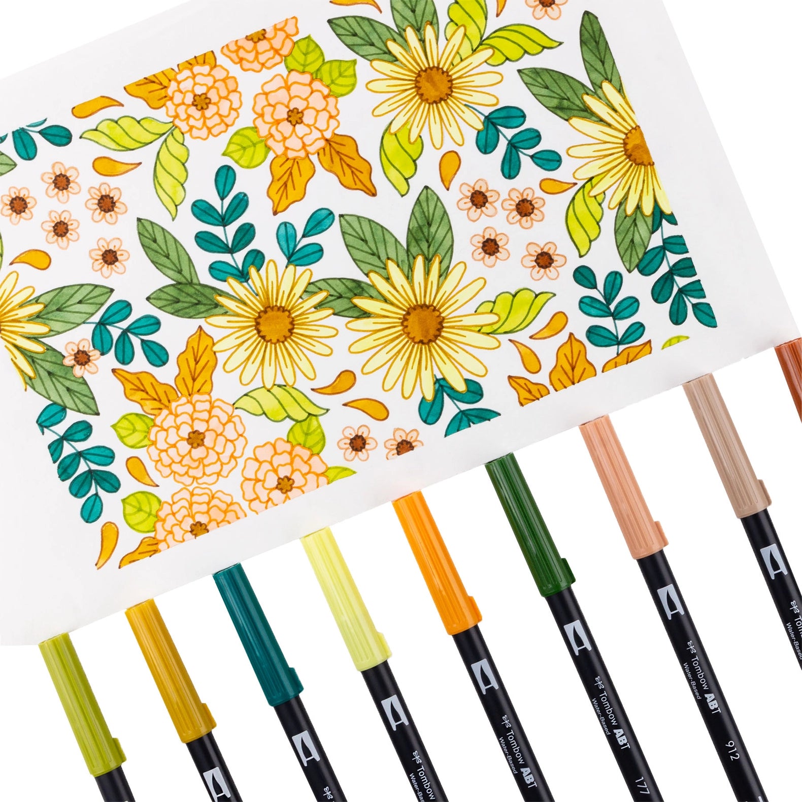 Seventies Dual Brush Art Markers - 10 Pk