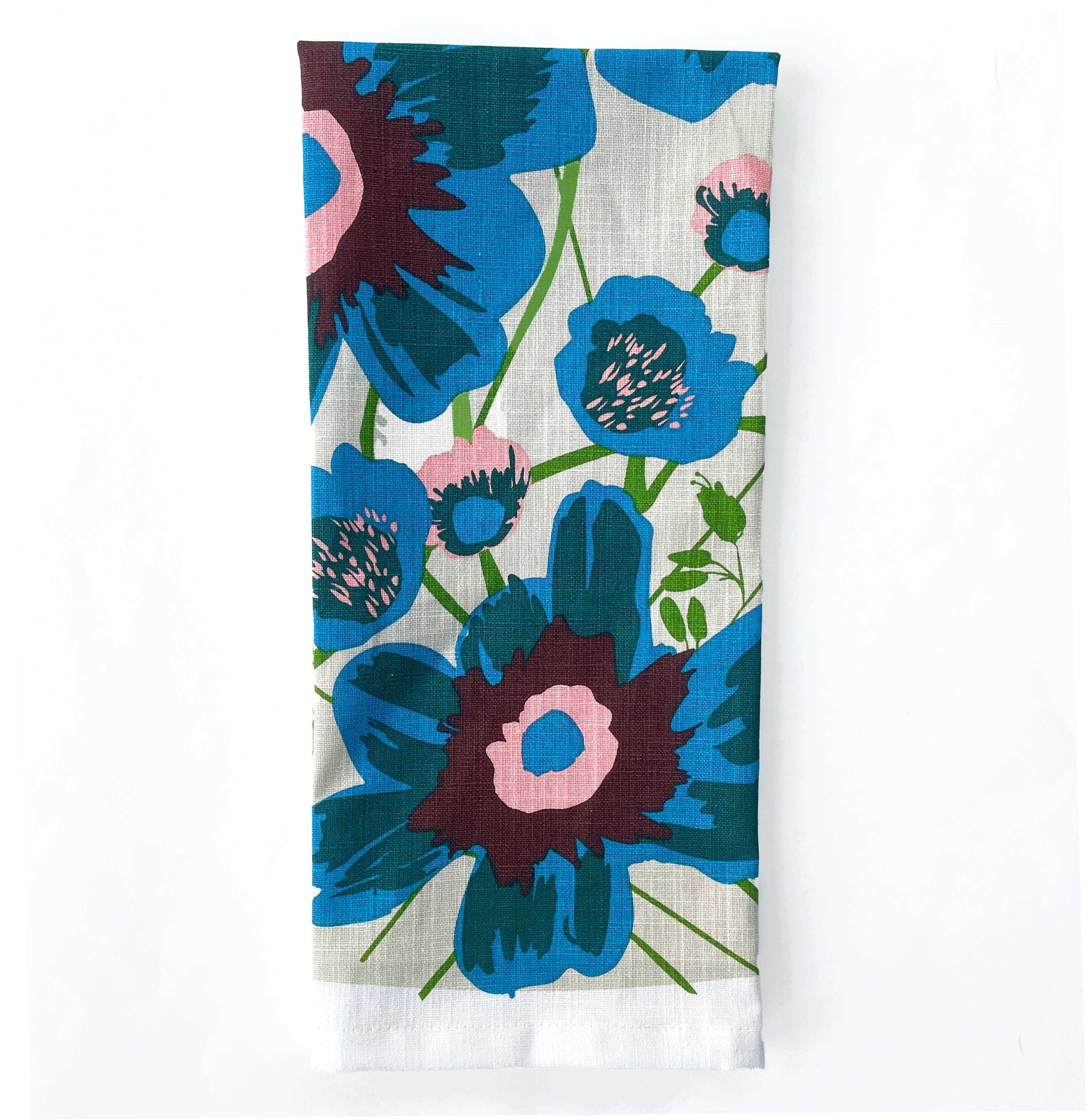 Peony Cotton Tea Towel