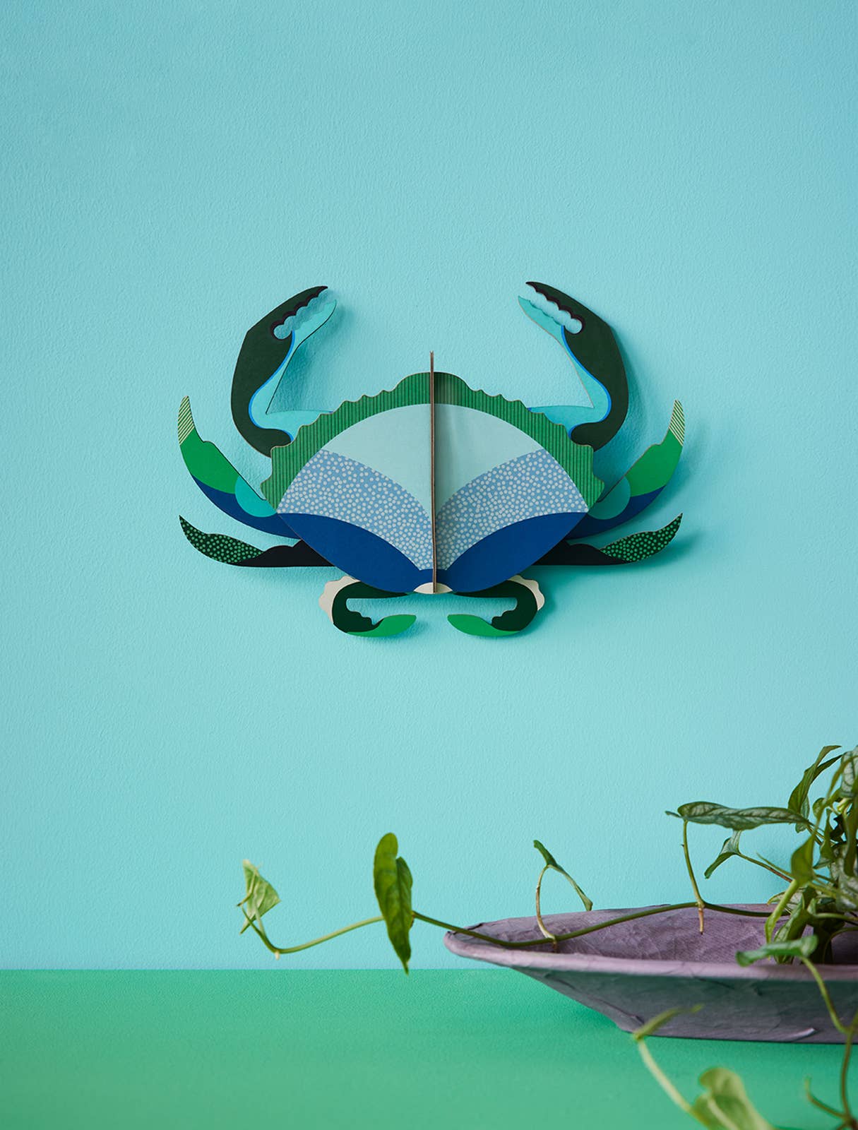 Aquamarine Crab - 3D DIY Wall Art Kit