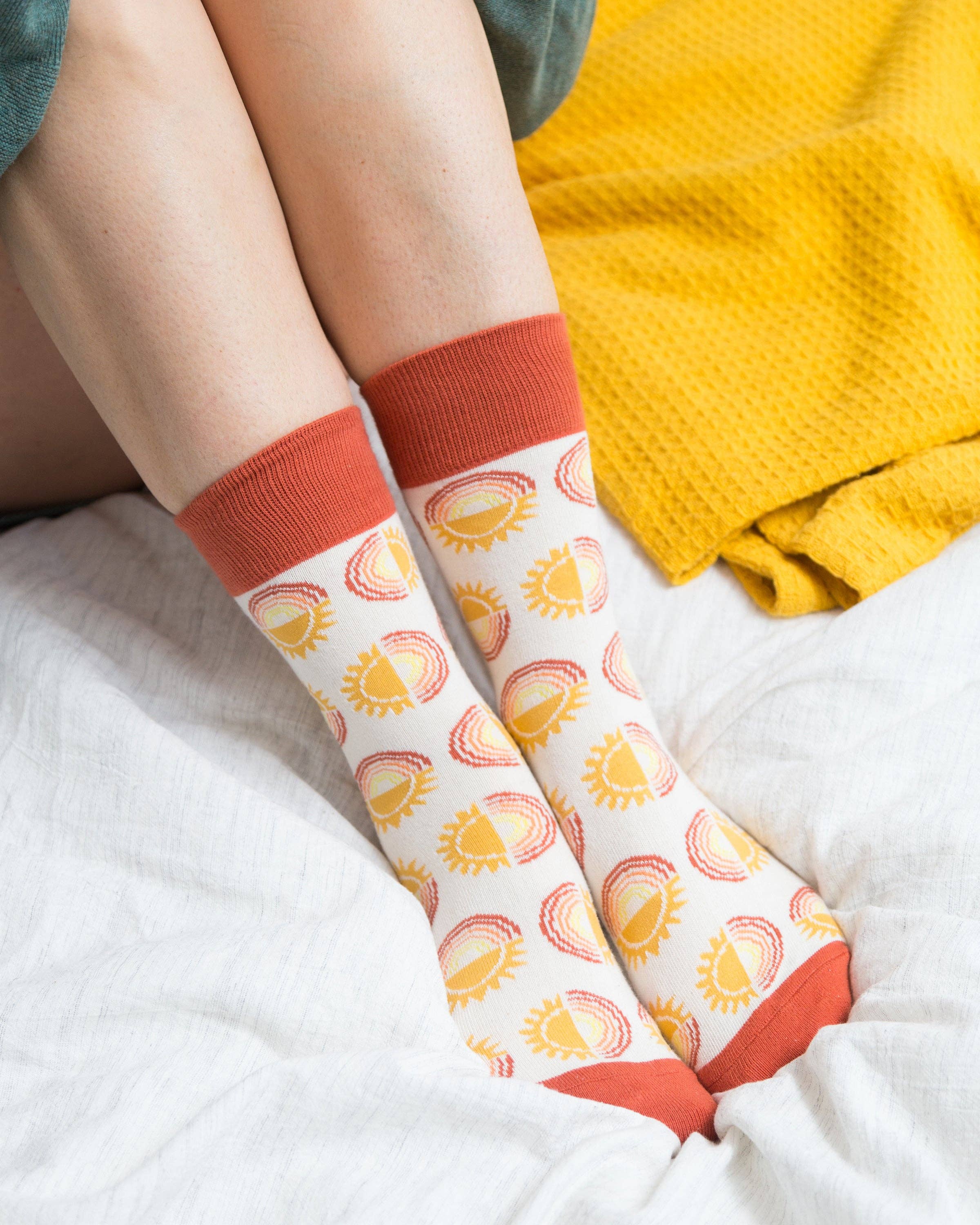 Sunny Organic Cotton Socks by Happy Earth