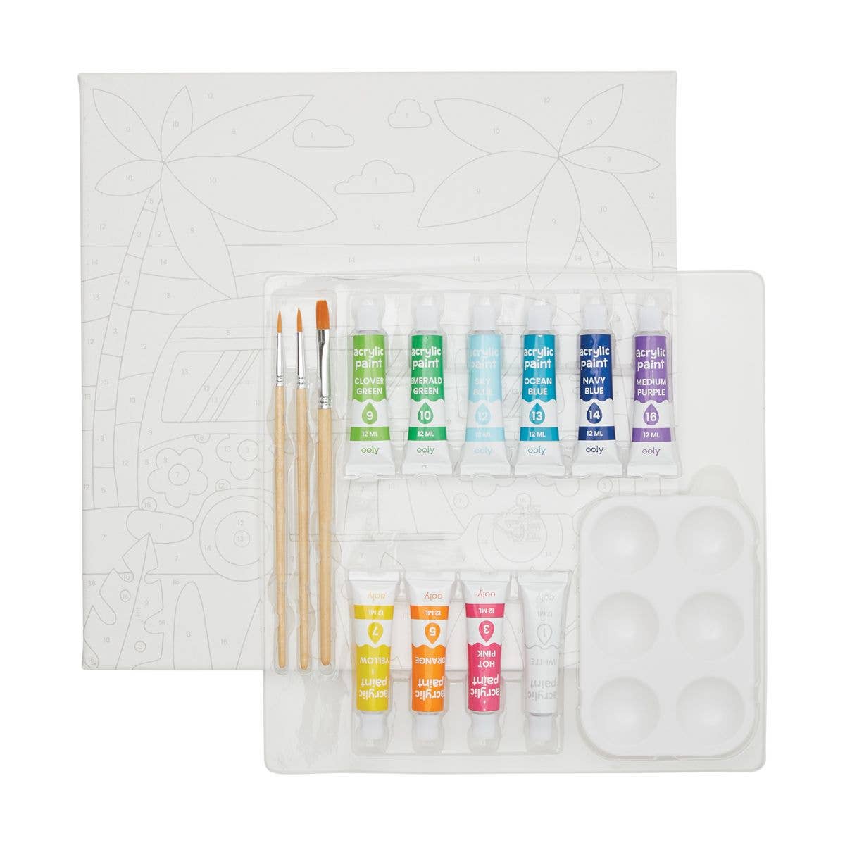 Van Vibes: Colorific Canvas Paint By Number Kit