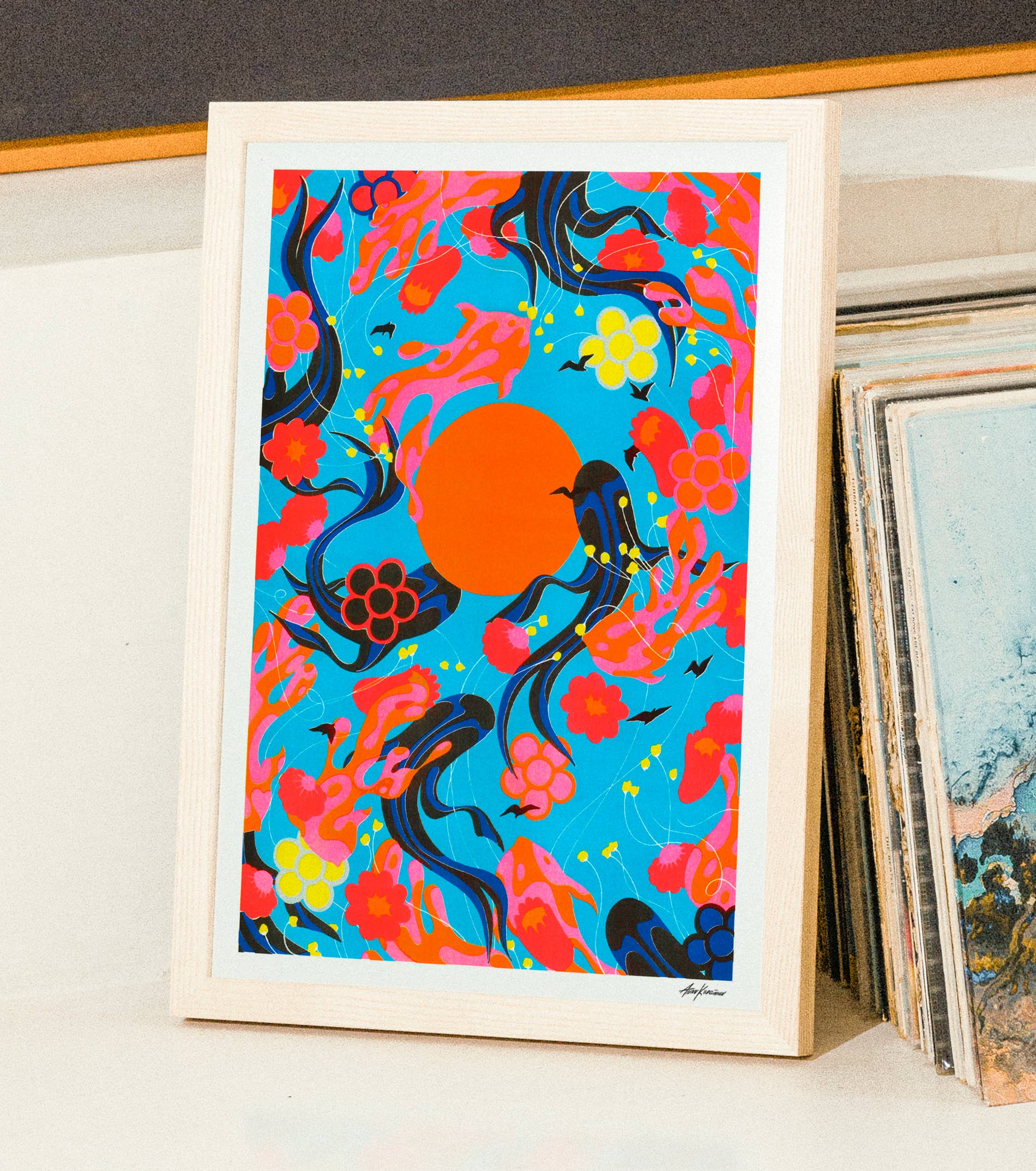 If I Close My Eyes and Look at the Sun A3 Poster - Annu Kilpeläinen