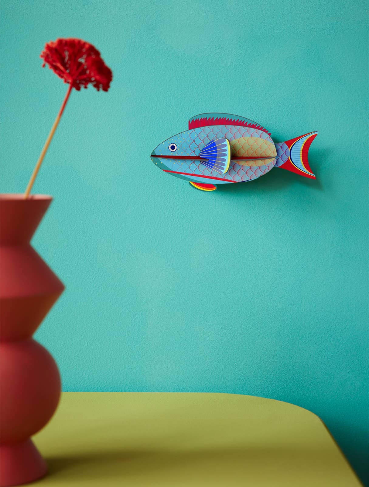 Parrotfish 3D DIY Wall Art Craft
