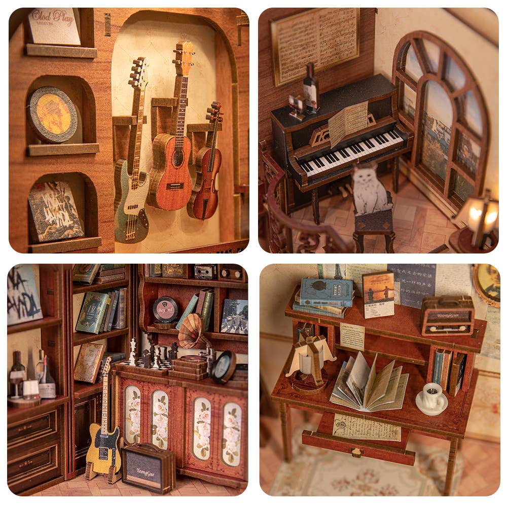 The Secret Rhythm with Dust Cover: DIY Book Nook Kit
