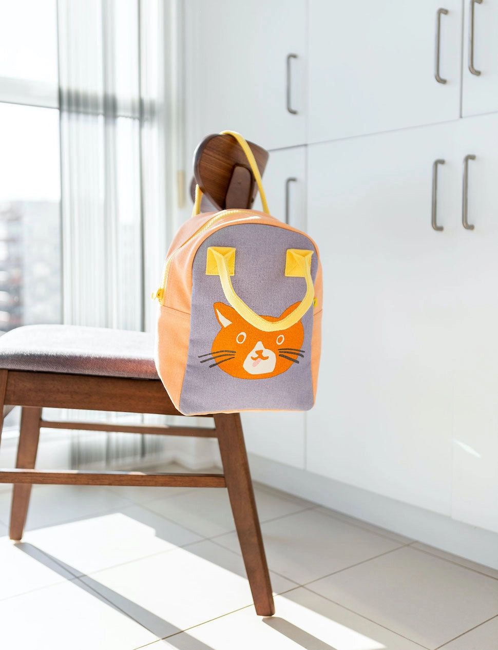 Cat Organic Cotton Lunch Bag