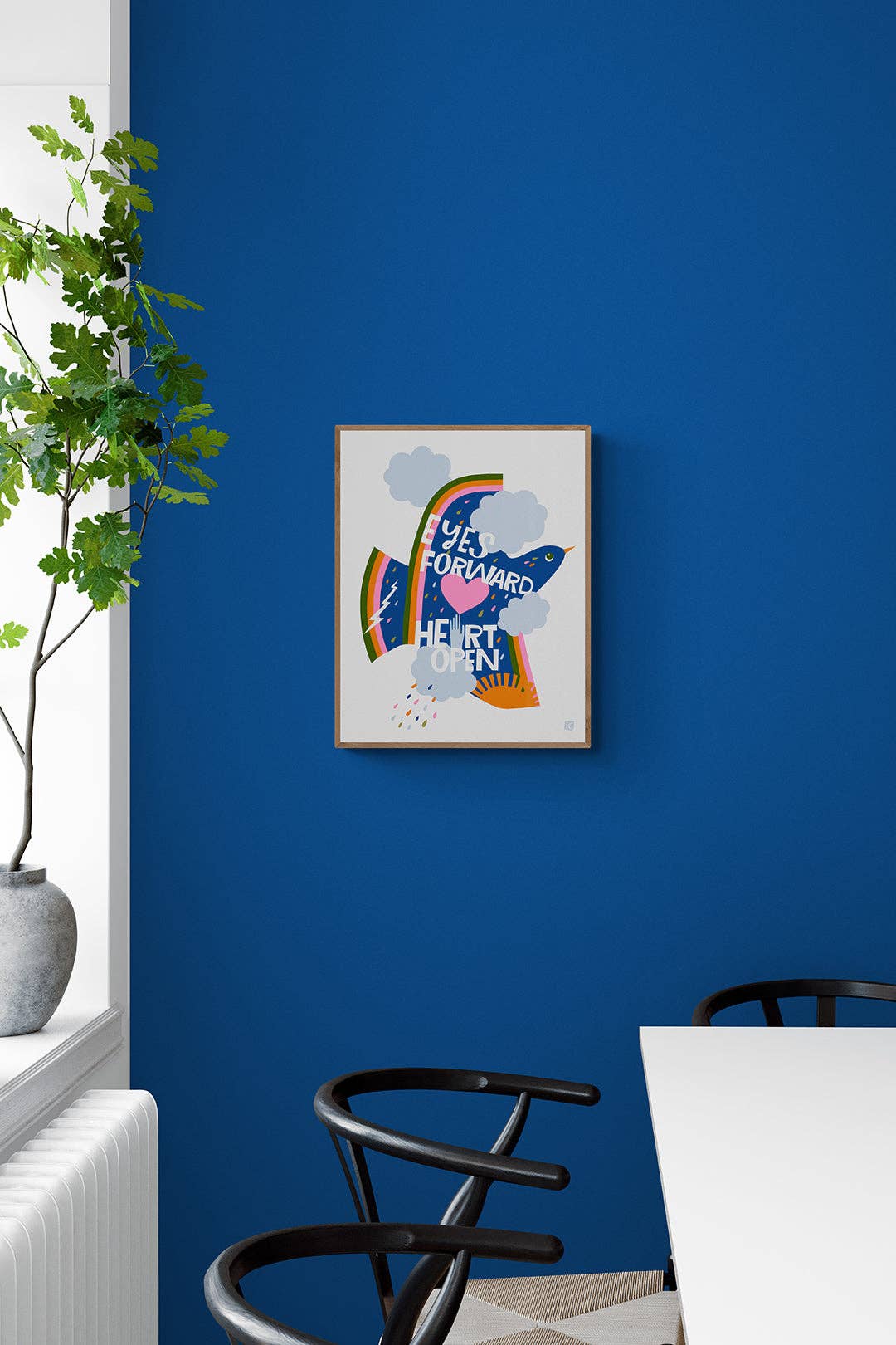 Eyes Forward Heart Open - Art Print 8.5" x 11"