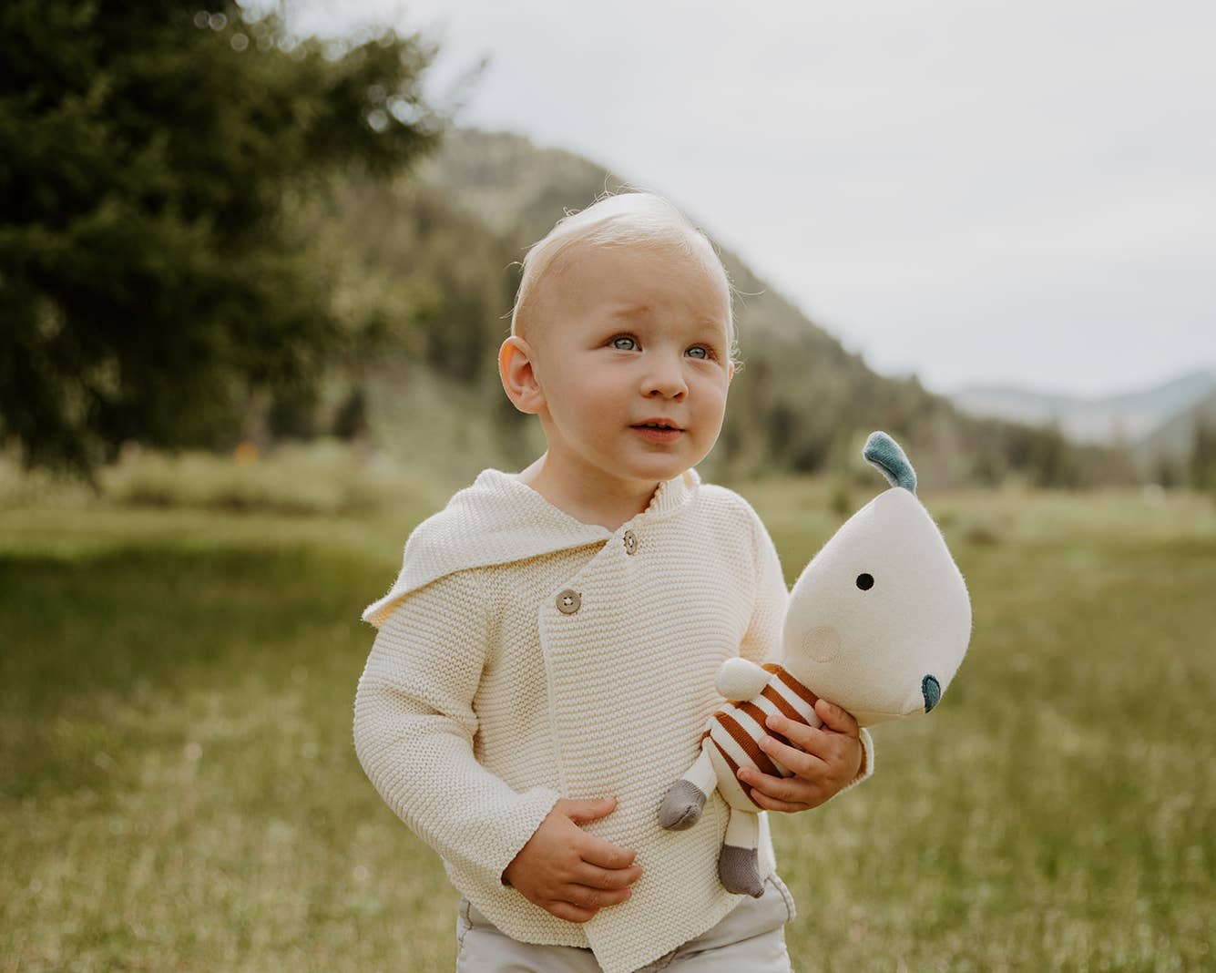 Phillipe Organic Cotton Stuffed Dog