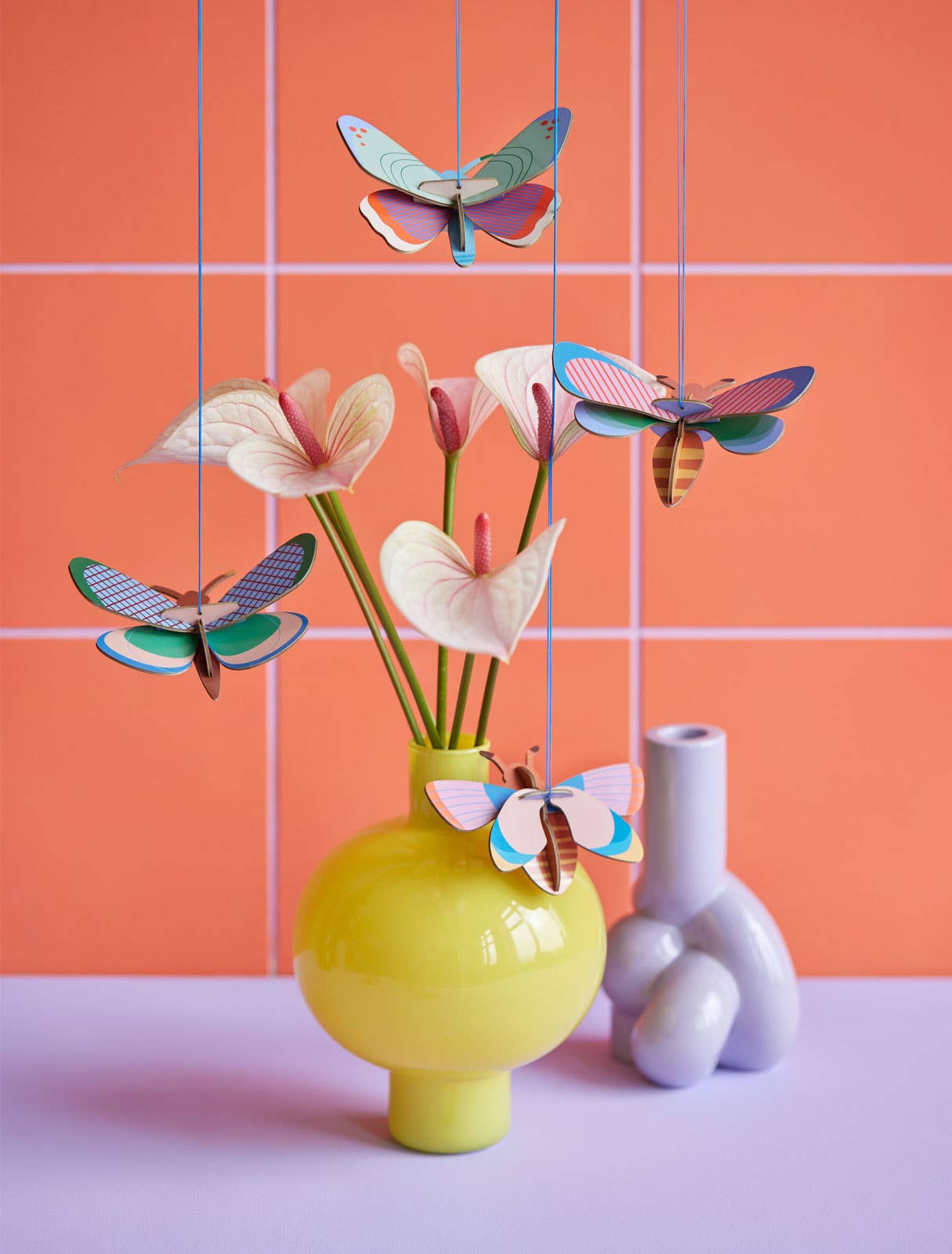 Dotted butterfly DIY Wall Art Kit