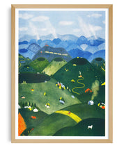Chaîne des Puys Poster A3 - Charline Collette
