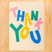 Thank You Pastel - Greeting Card