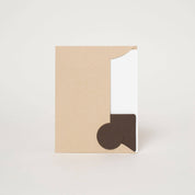 New Baby Bear Letterpress Greeting Card by Fugu Fugu