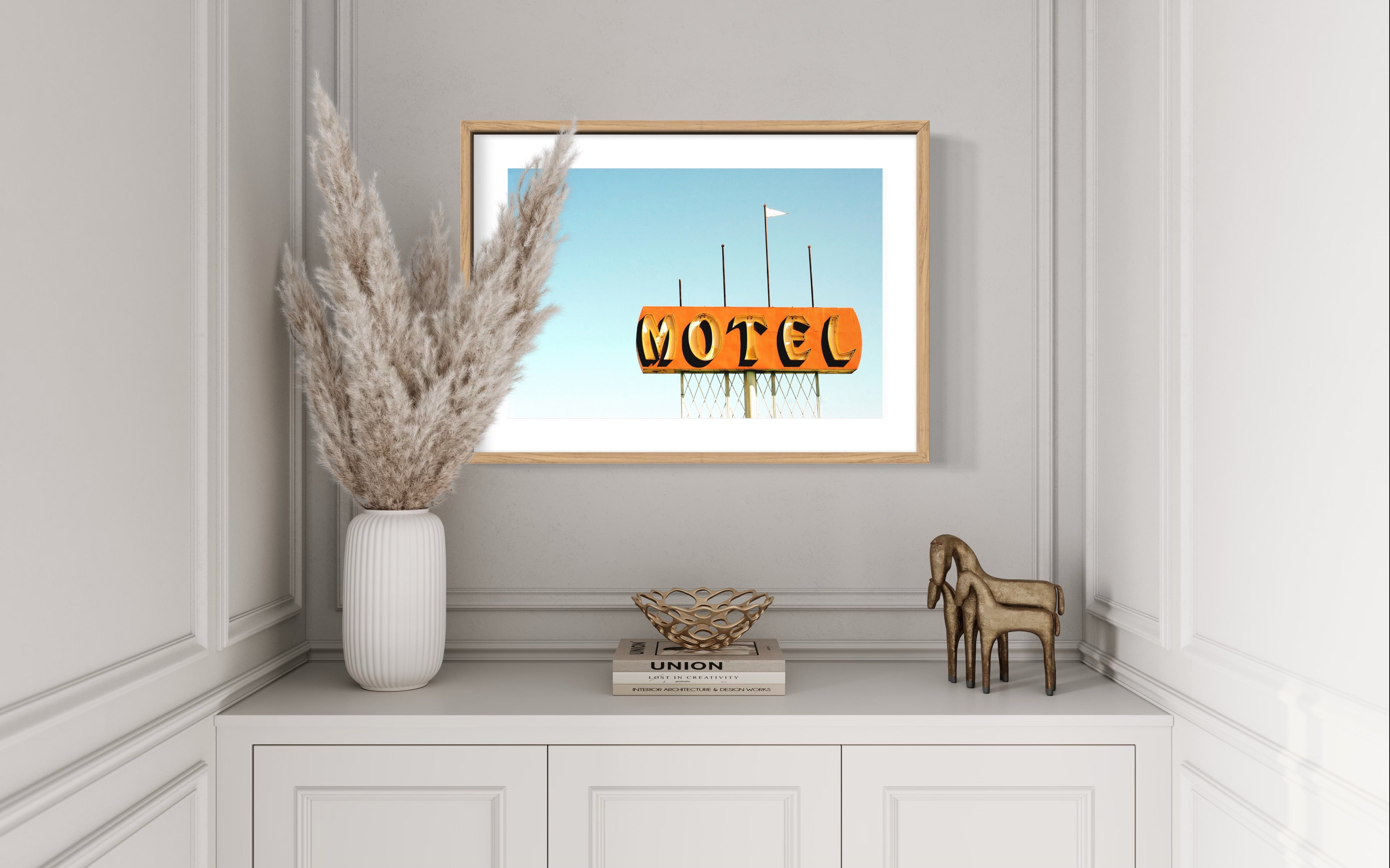 Motel in Orange,  Fine Art Print